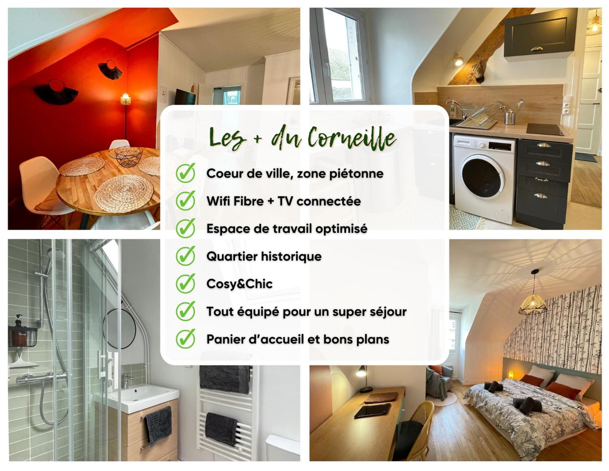 Le Corneille - Ideal Pros & Couples - Centre Historique - Chateau 5Min - Gare 10Min - Au Calme - Fibre Compiègne Zewnętrze zdjęcie