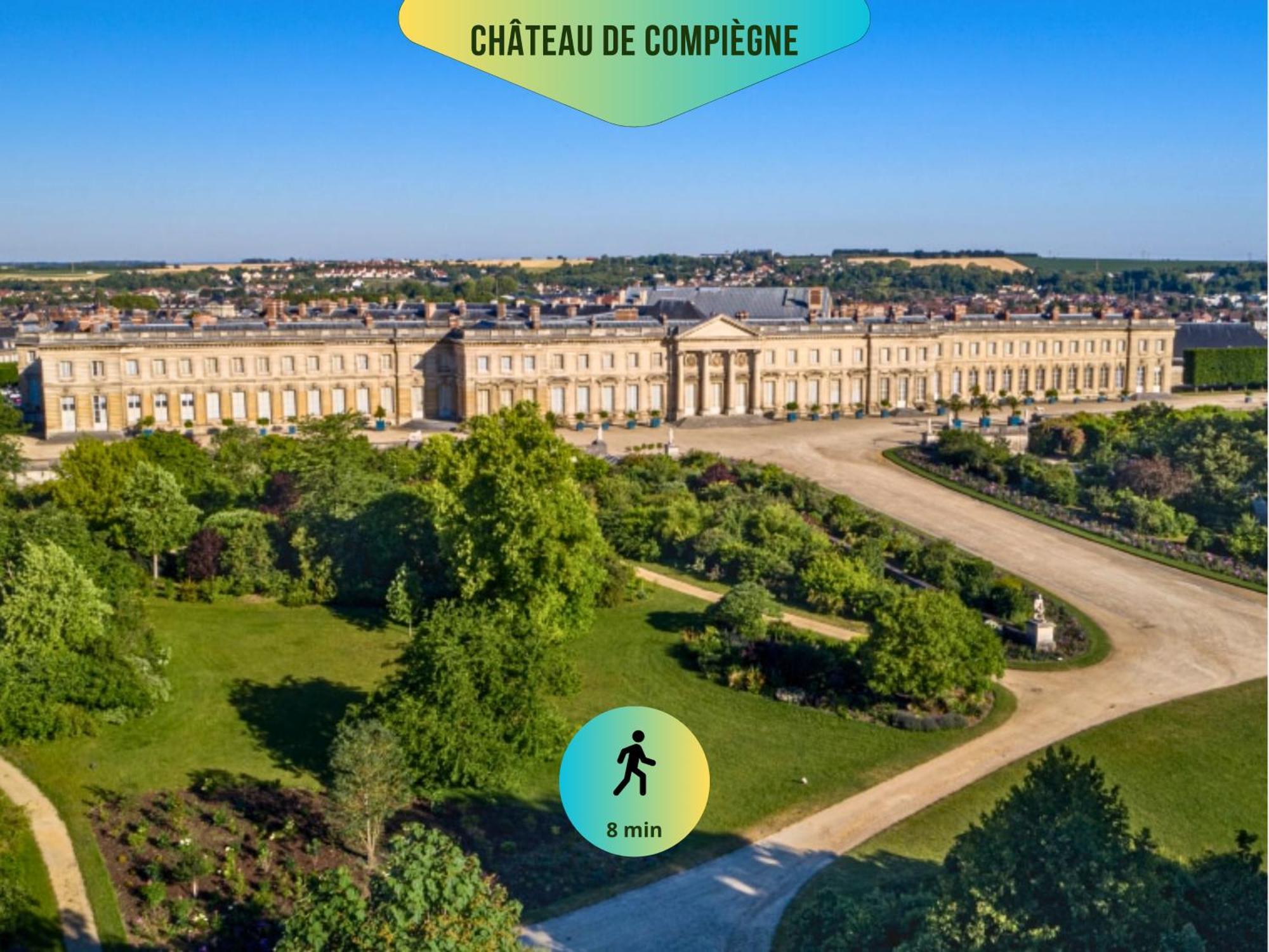 Le Corneille - Ideal Pros & Couples - Centre Historique - Chateau 5Min - Gare 10Min - Au Calme - Fibre Compiègne Zewnętrze zdjęcie