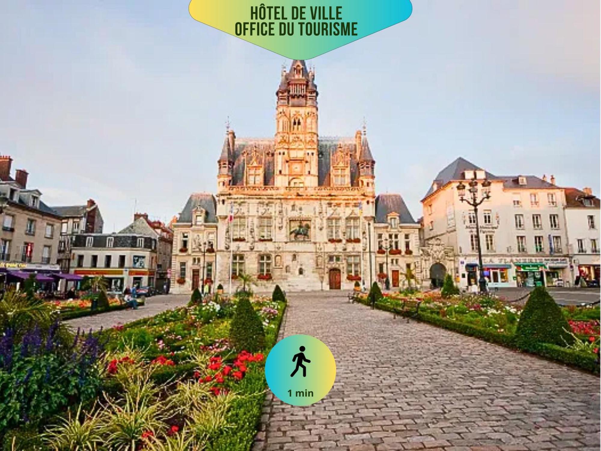 Le Corneille - Ideal Pros & Couples - Centre Historique - Chateau 5Min - Gare 10Min - Au Calme - Fibre Compiègne Zewnętrze zdjęcie