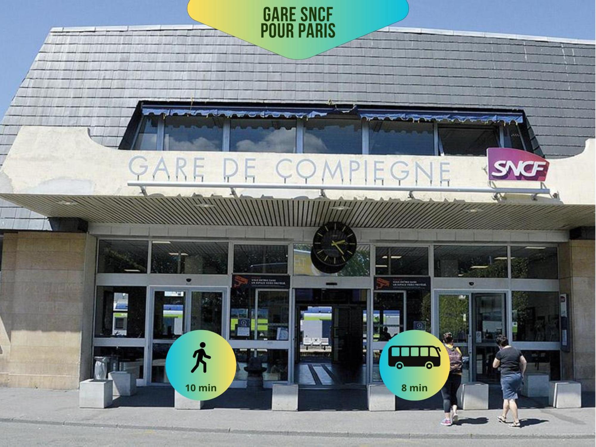 Le Corneille - Ideal Pros & Couples - Centre Historique - Chateau 5Min - Gare 10Min - Au Calme - Fibre Compiègne Zewnętrze zdjęcie